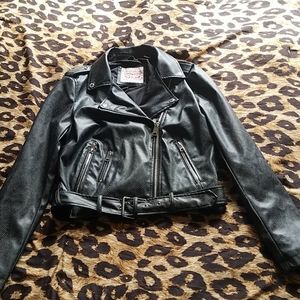 Levi's Faux Leather Moto Jacket (Python)